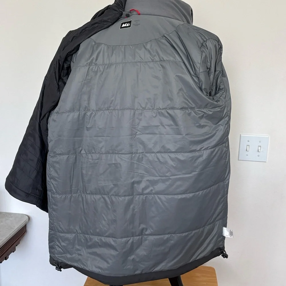 REI 3in1 Parka Jacket w/removable Hood Size Medium